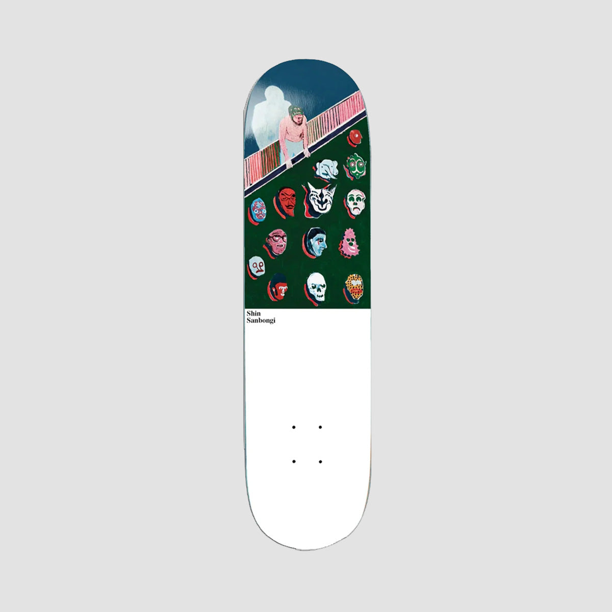 Polar Shin Sanbongi Throphy Heads Skateboard Deck - 8.125"
