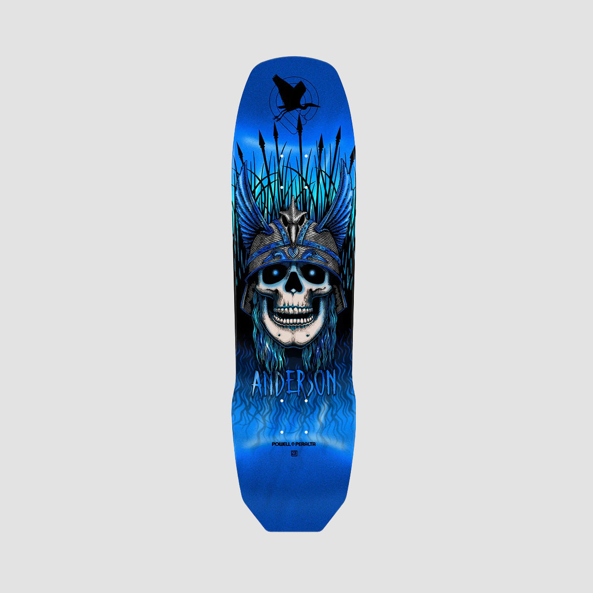 Powell Peralta Andy Anderson Heron 7-Ply 289 Skateboard Deck Blue Foil - 8.45"