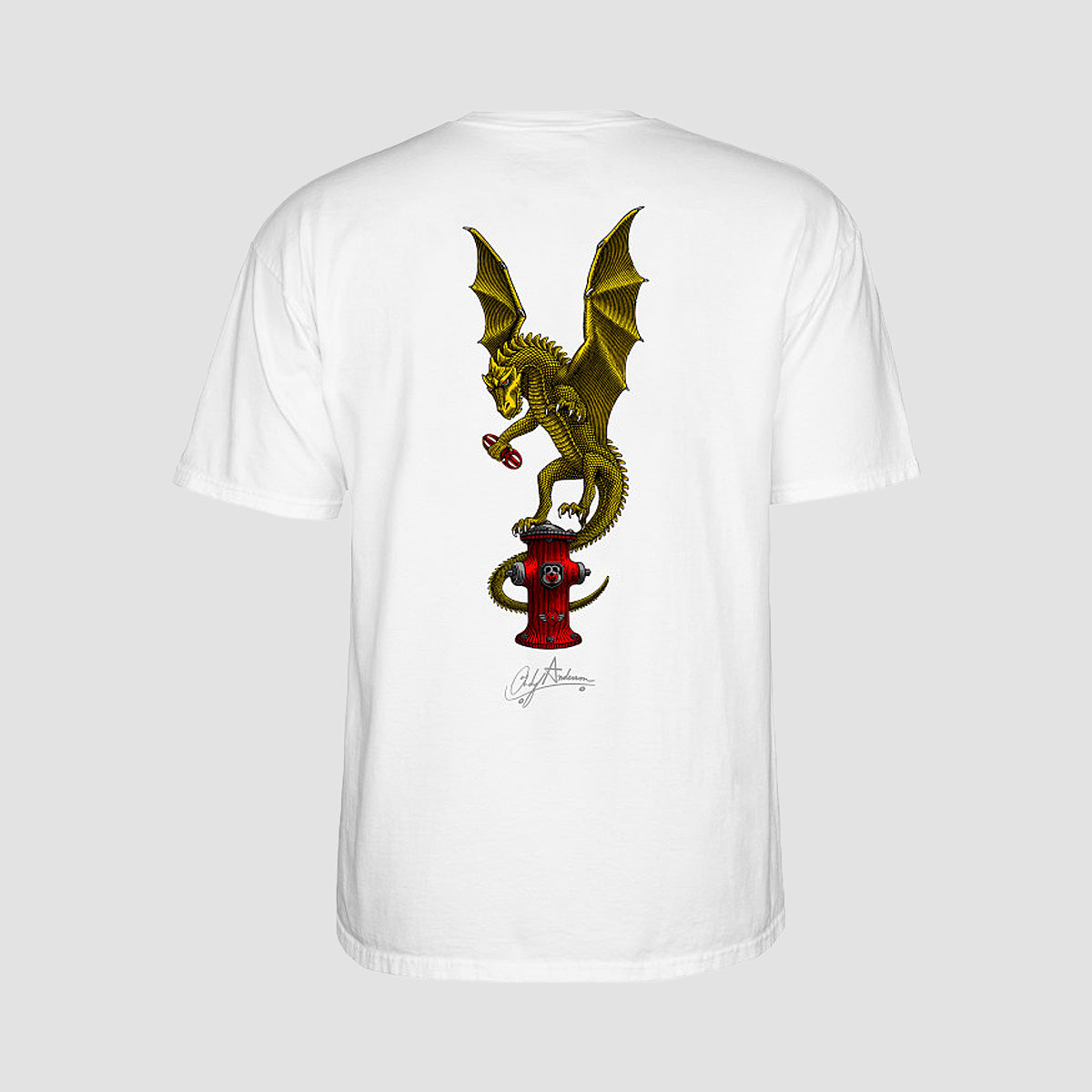 Powell Peralta Andy Anderson Vajra T-Shirt White