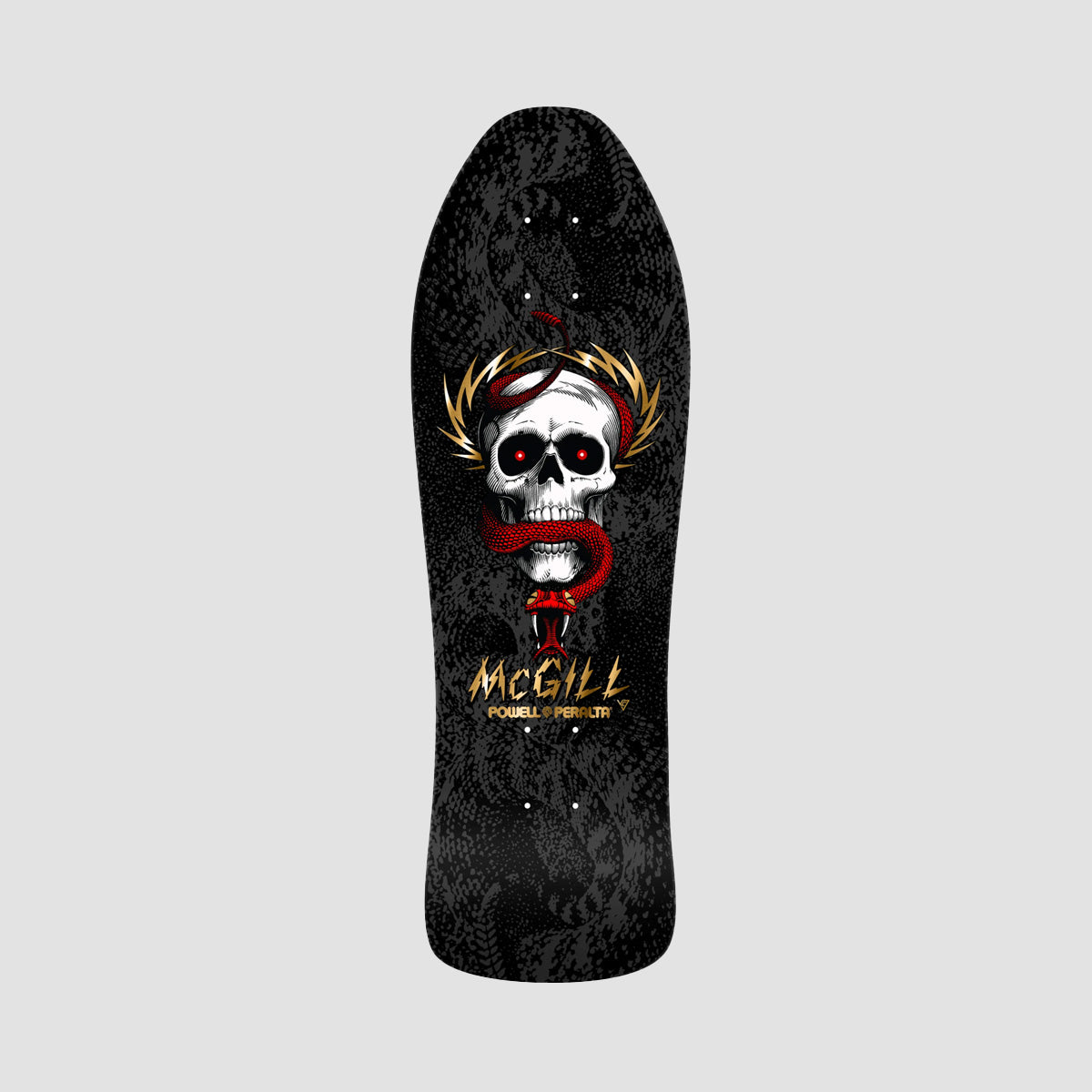Powell Peralta Bones Brigade Series 16 Mike McGill Skateboard Deck Black - 10"