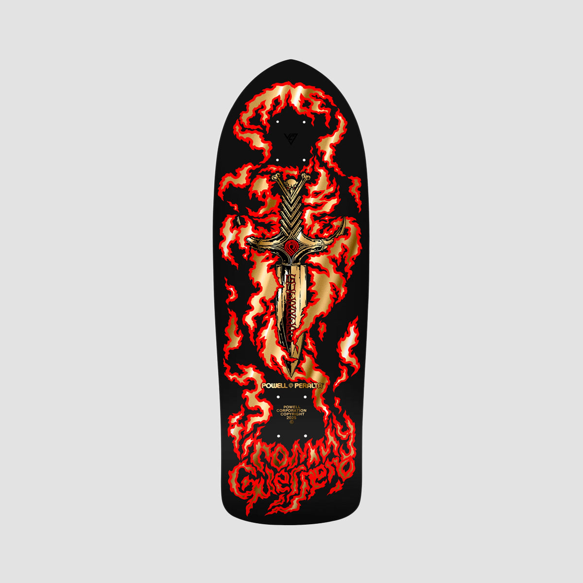 Powell Peralta Bones Brigade Series 16 Tommy Guerrero Skateboard Deck Black - 9.75"