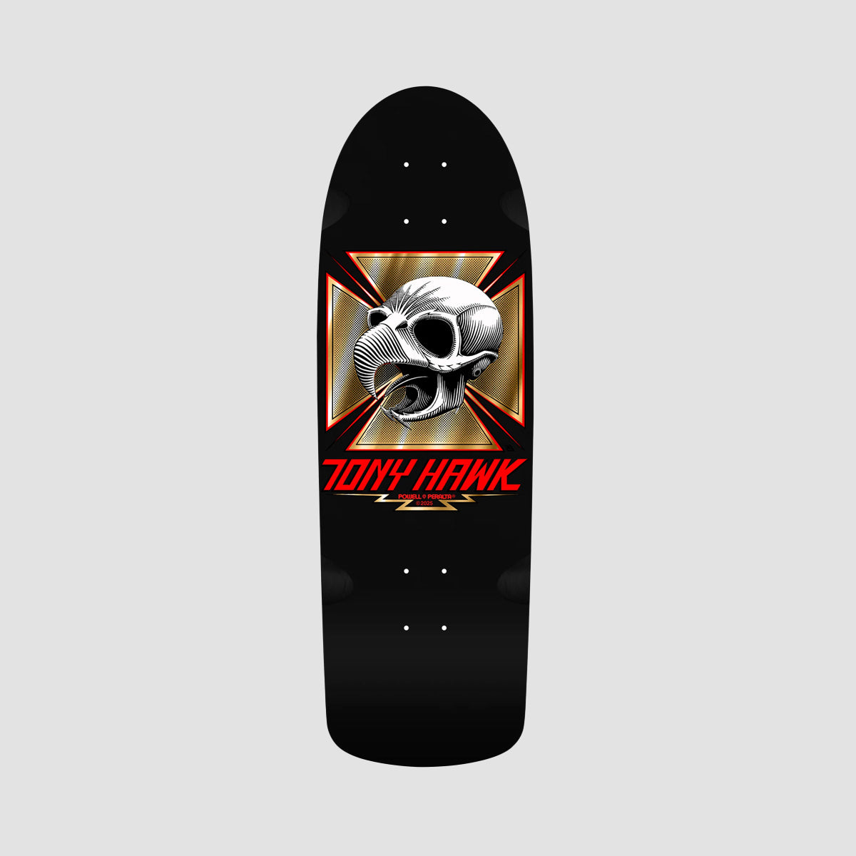 Powell Peralta Bones Brigade Series 16 Tony Hawk Skateboard Deck Black - 10"