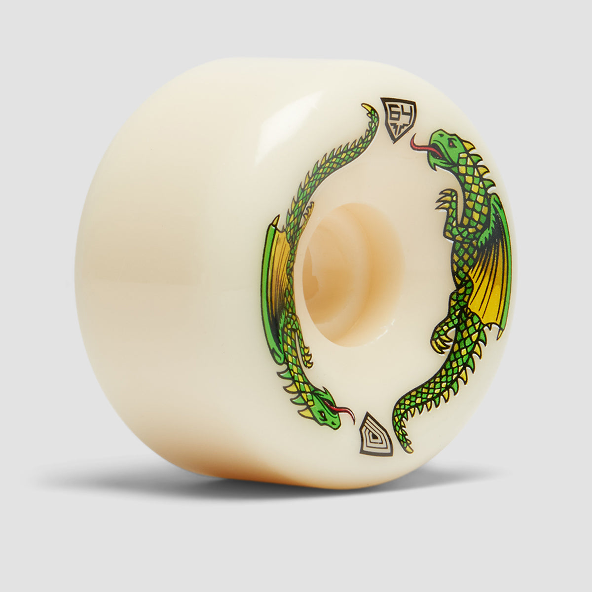 Powell Peralta Dragon Formula 93A Bomber Skateboard Wheels Off White 64x40mm