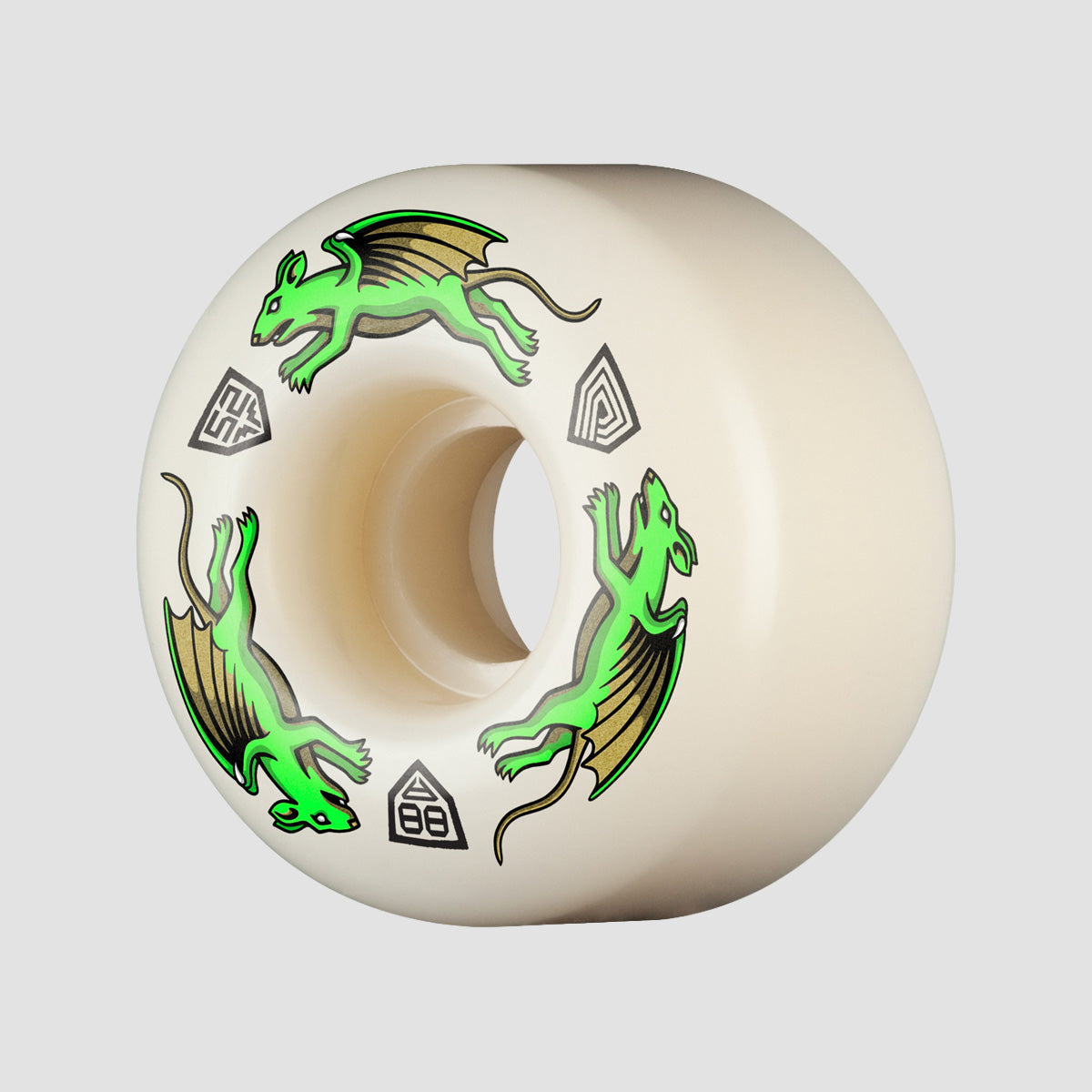 Powell Peralta Dragon Formula Nano Rats 88A AV4 Skateboard Wheels 52x30mm