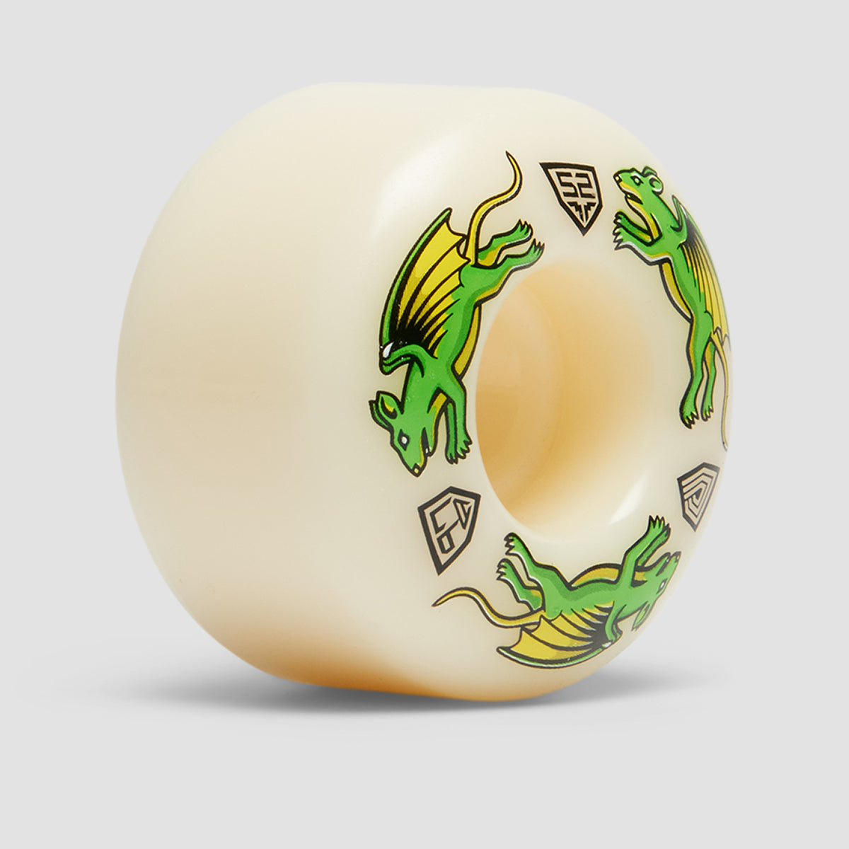 Powell Peralta Dragon Formula Nano Rats 97A V4 Skateboard Wheels White 52x34mm