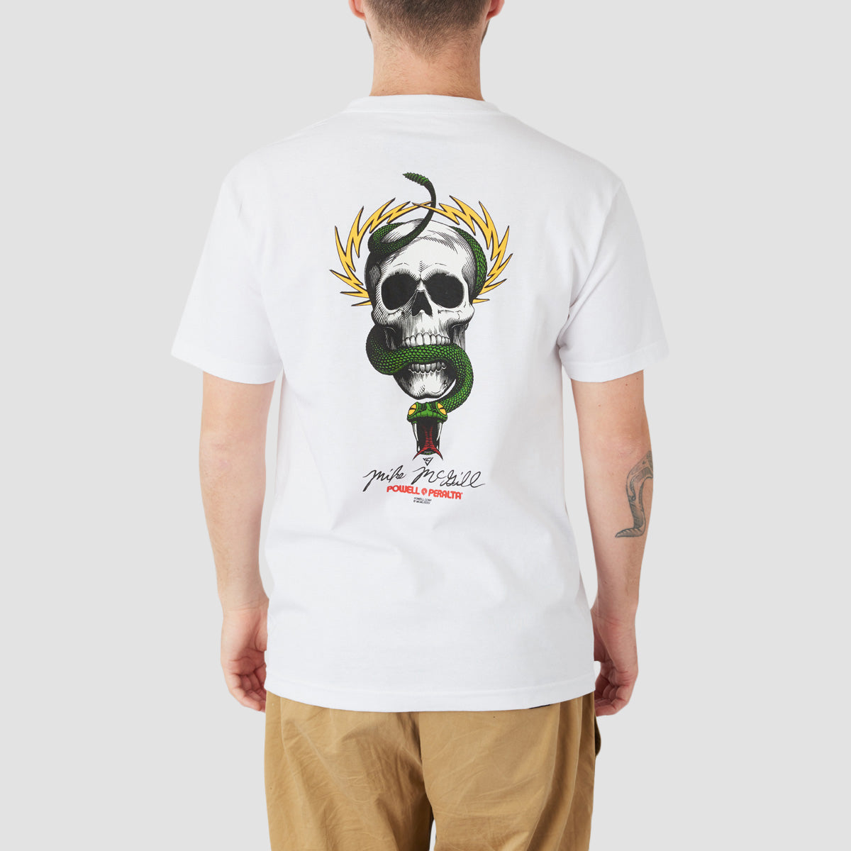 Powell Peralta McGill Skull & Snake T-Shirt White