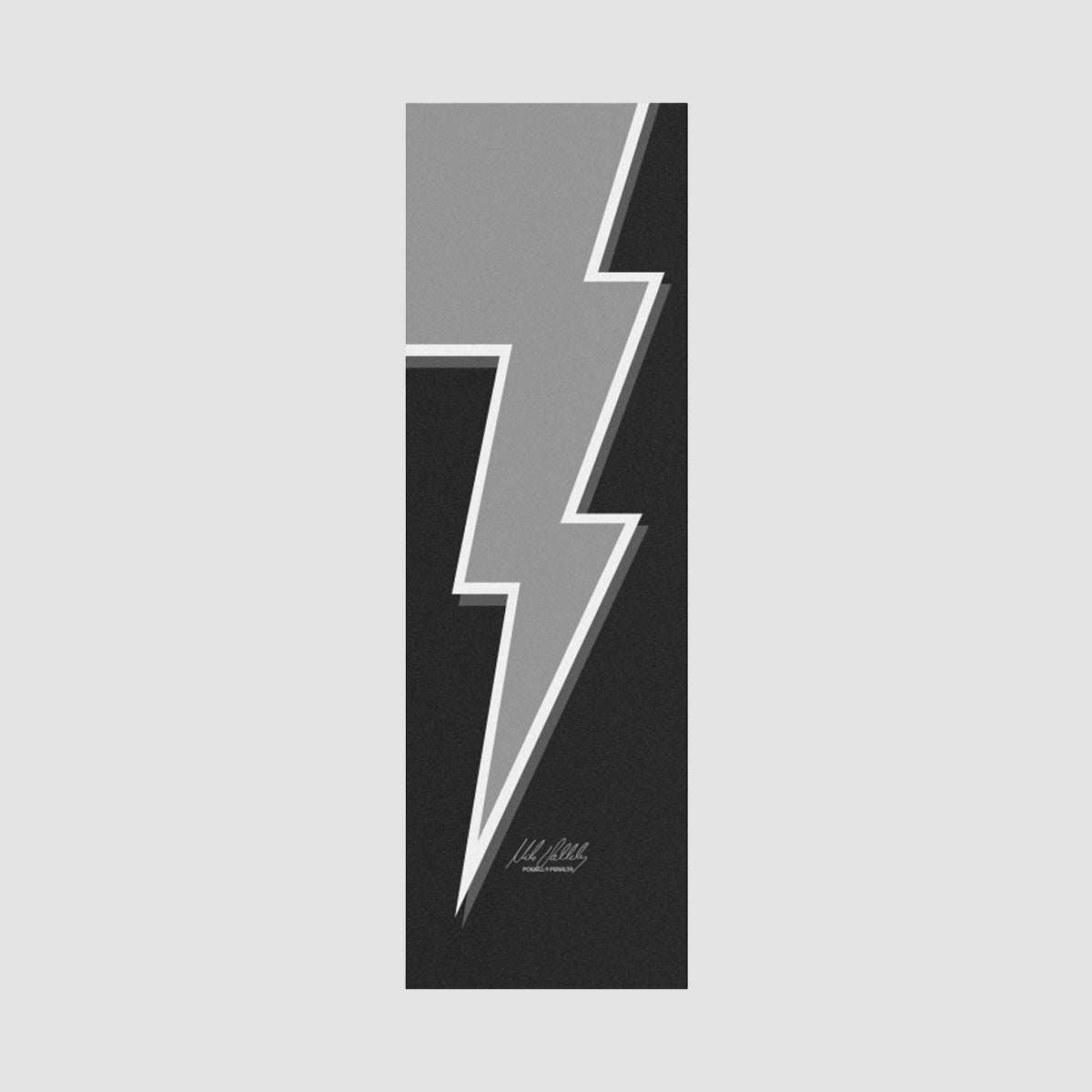 Powell Peralta Mike Vallely Lightning Bolt Grip Tape Black - 10.5"