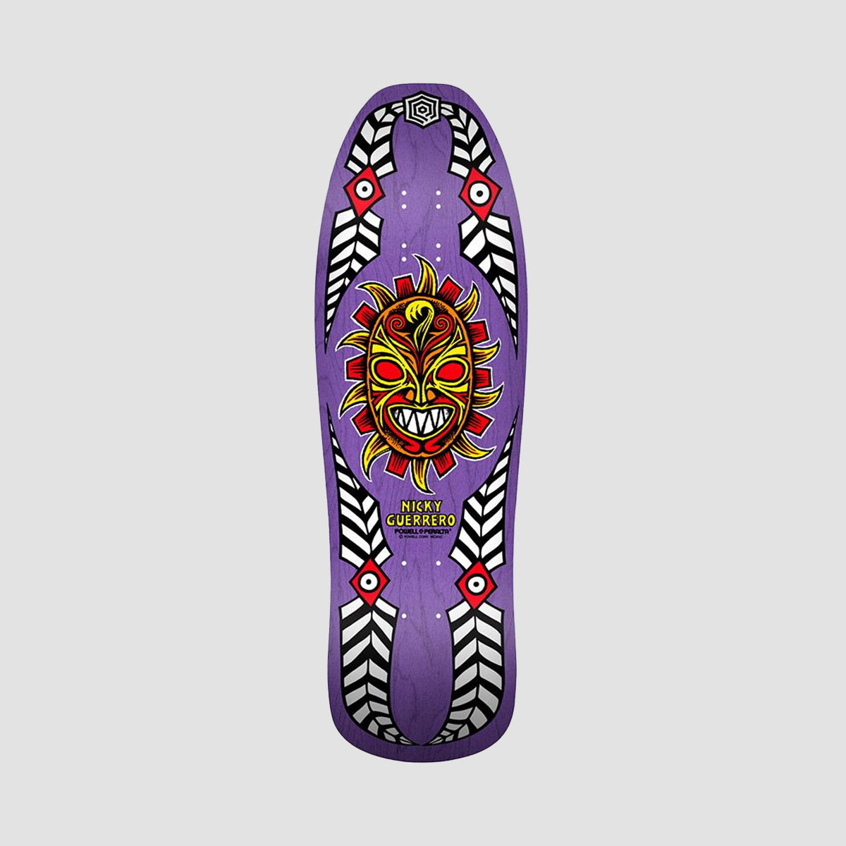 Powell Peralta Nicky Guerrero Mask 279 Skateboard Deck Purple - 10"
