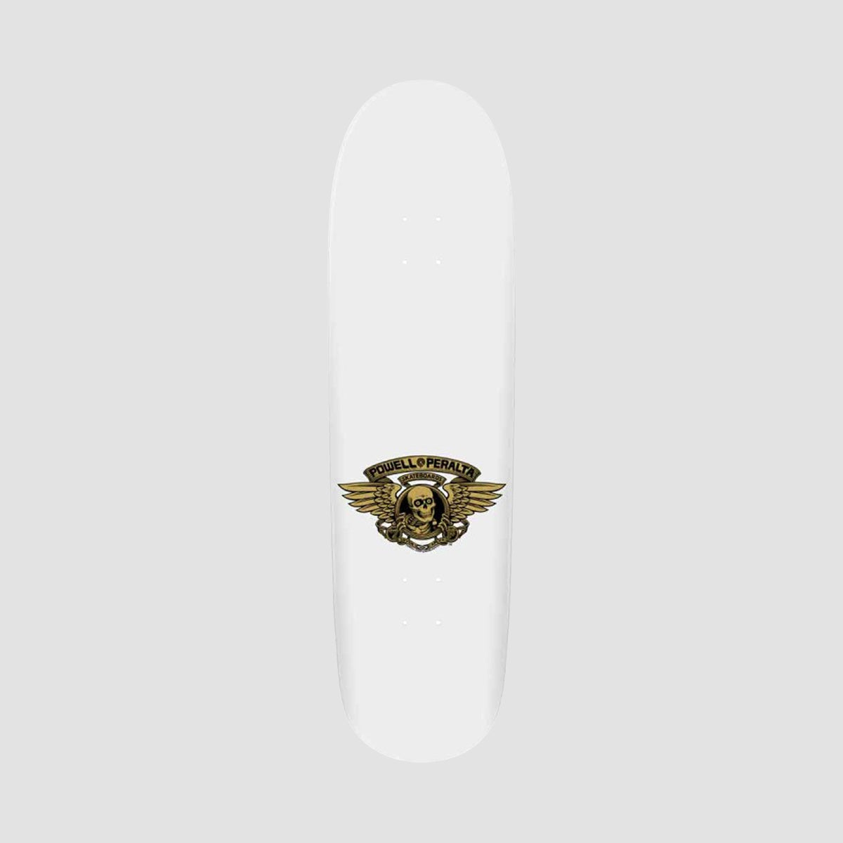 Powell Peralta Nitro Hotrod Flames Reissue Skateboard Deck White/Gold Foil - 9.375"