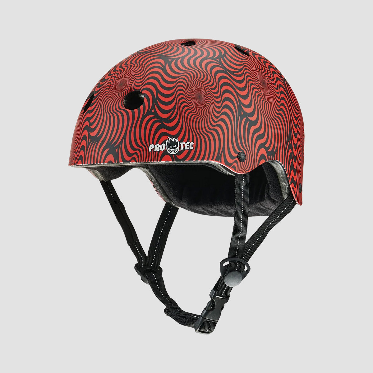 Pro-Tec X Spitfire Low Pro Helmet Red Swirl