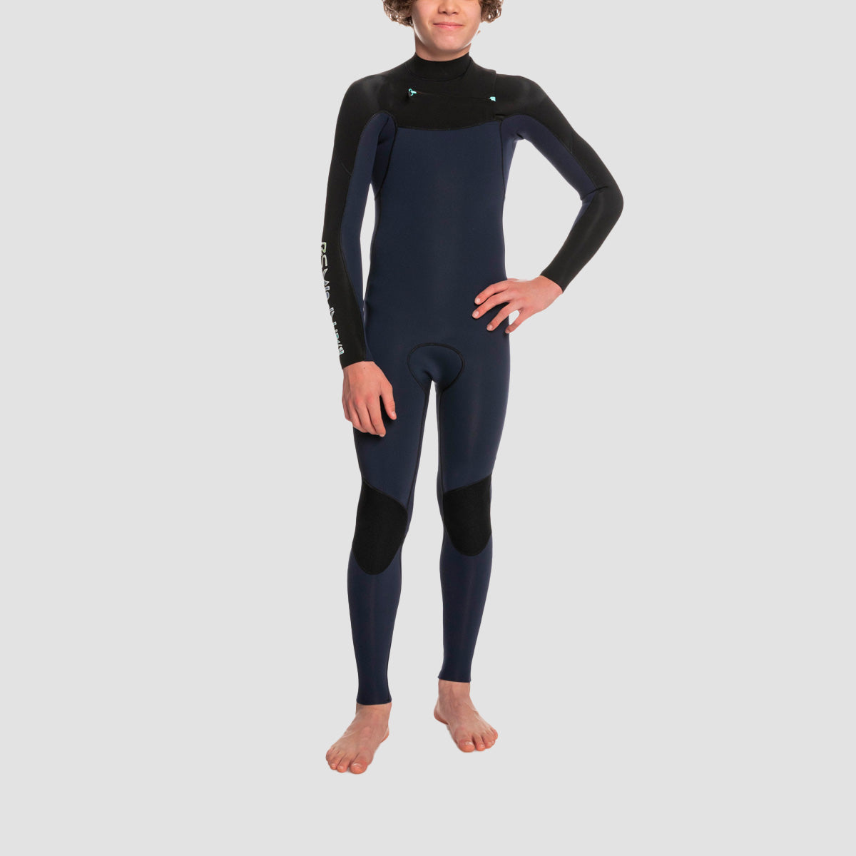 Quiksilver 3/2mm Everyday Sessions Chest Zip Wetsuit Dark Navy/Black - Kids