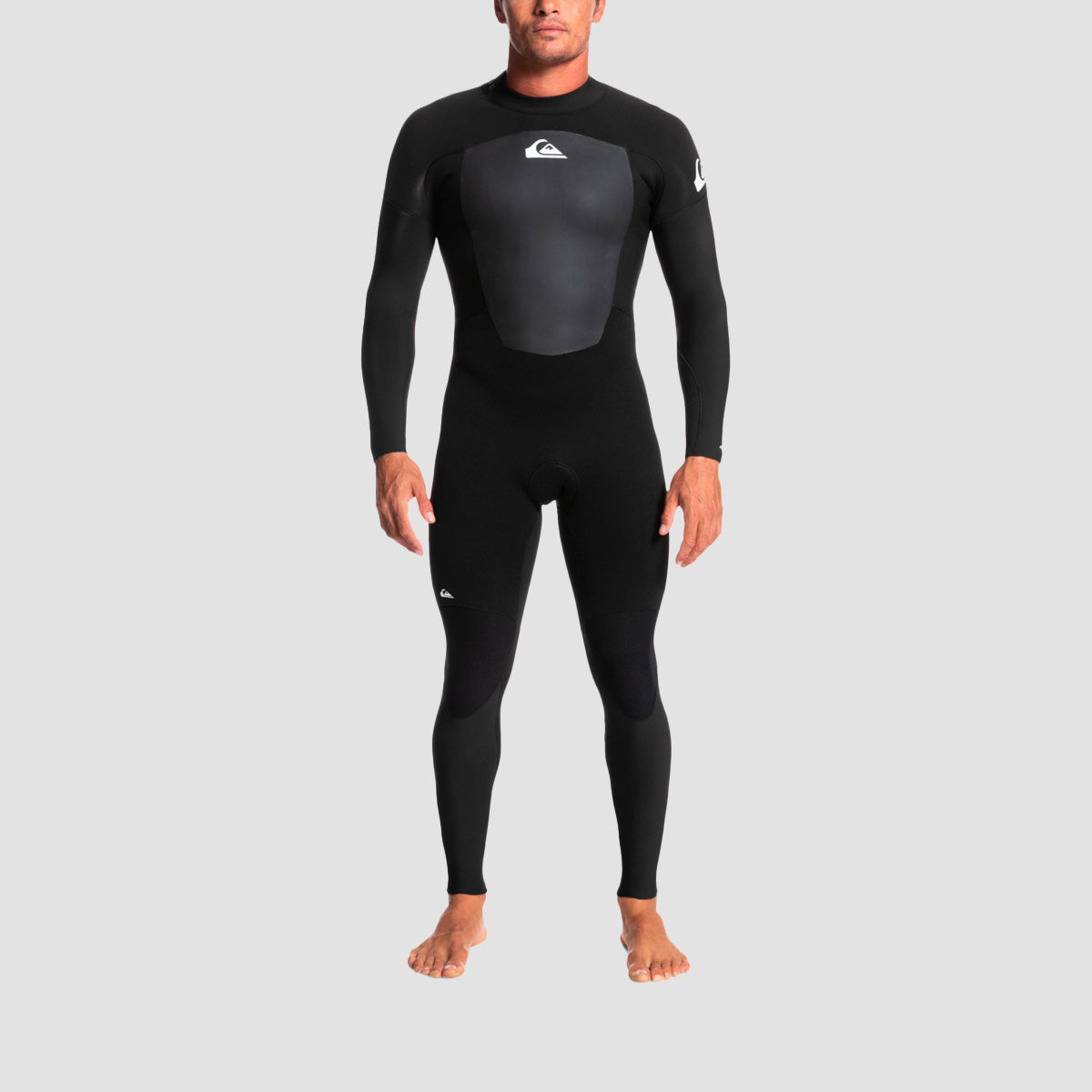 Quiksilver 4/3mm Prologue Back Zip Wetsuit Black/Jet Black