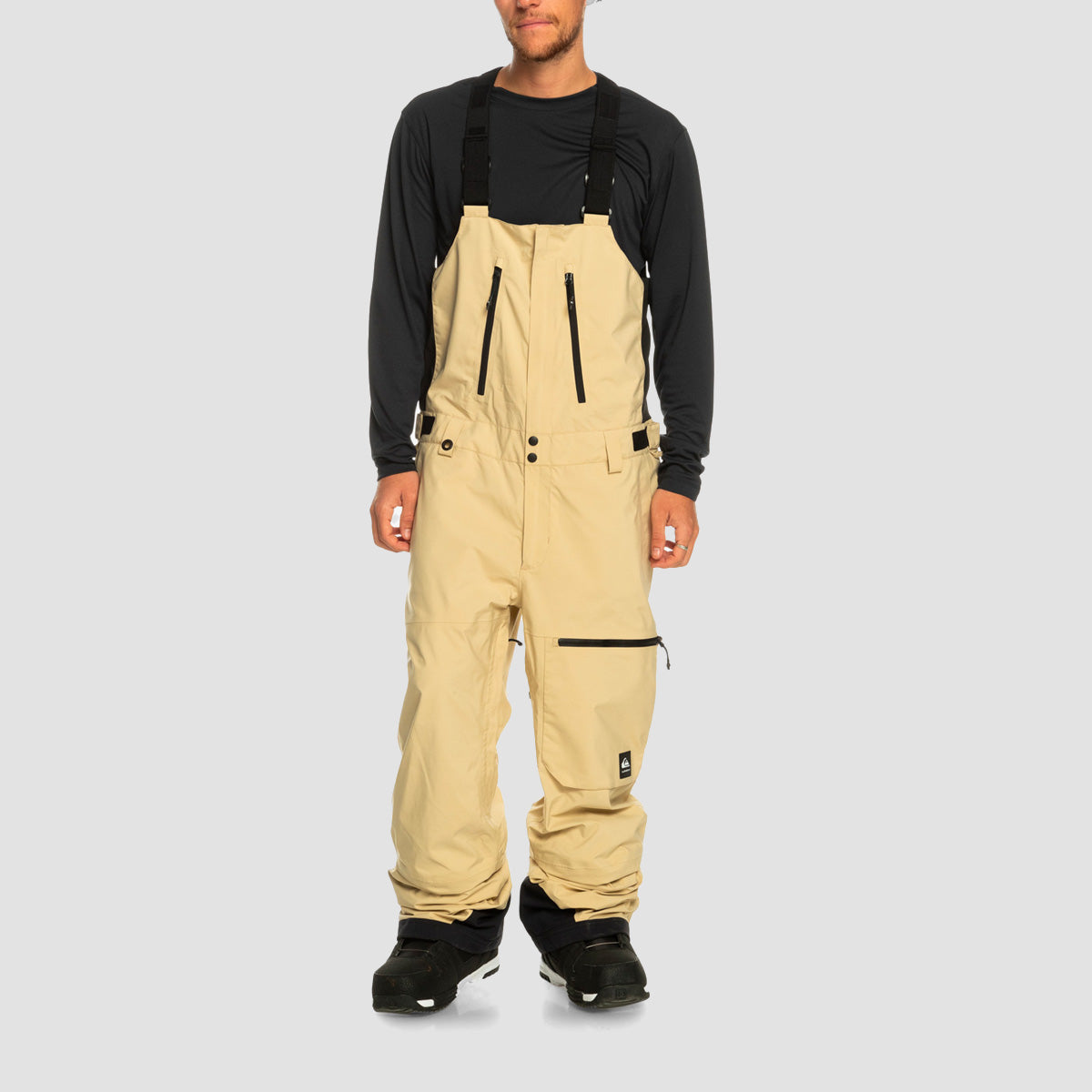 Quiksilver Altostratus Stretch Gore-Tex Snow Bib Pants Pale Khaki