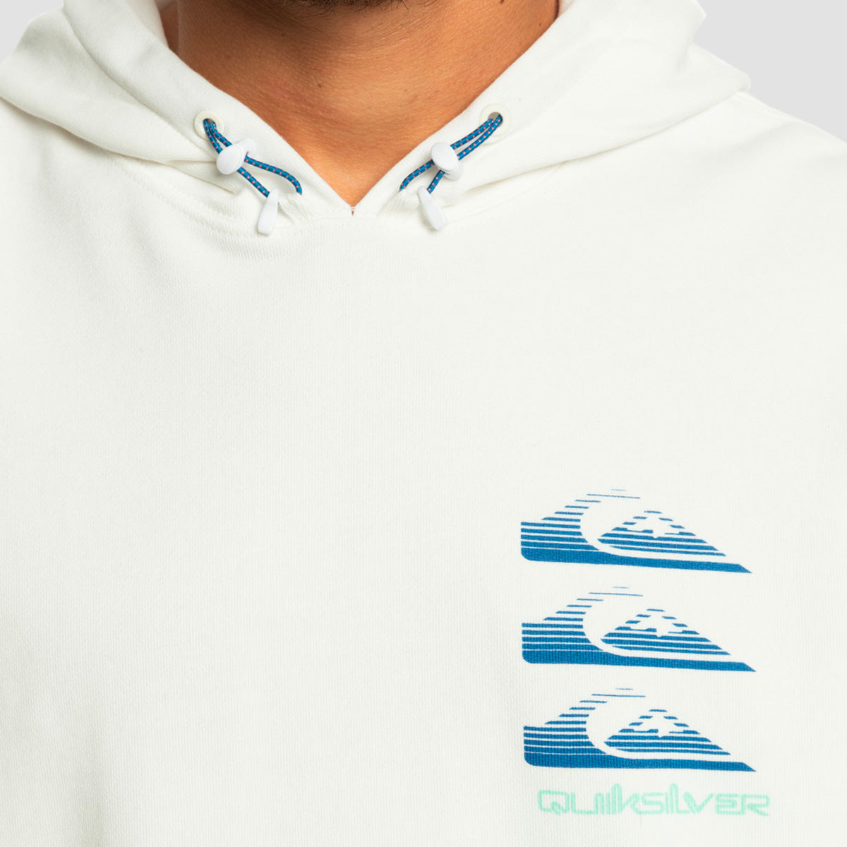 Quiksilver Atmospheric Force Pullover Hoodie Snow White