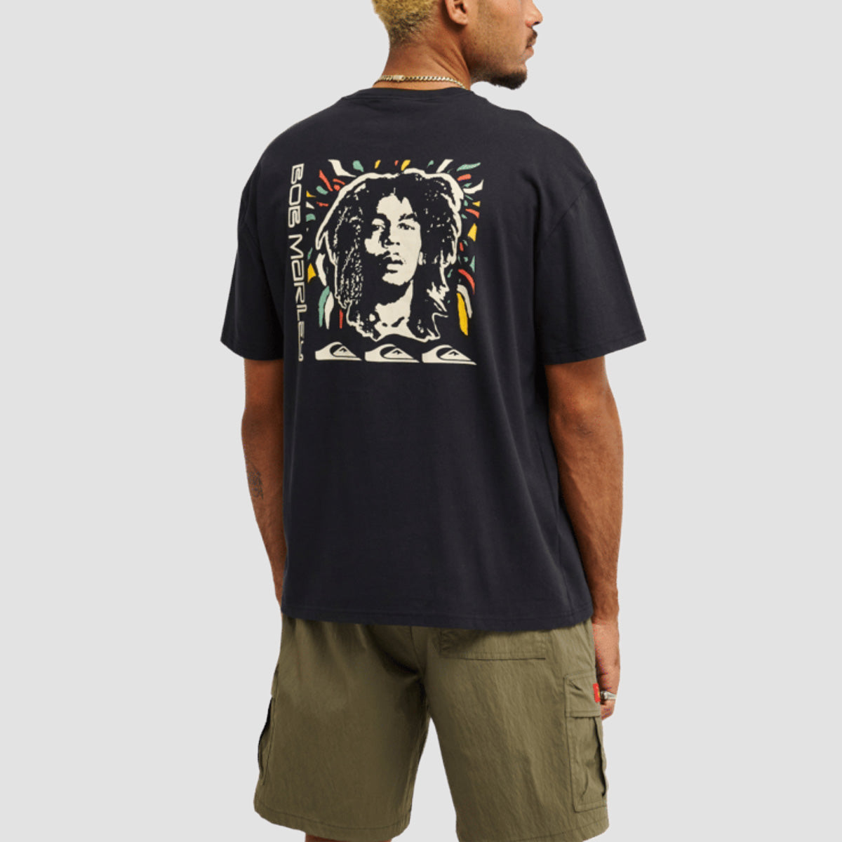 Quiksilver Bob Marley Warhead T-Shirt Black
