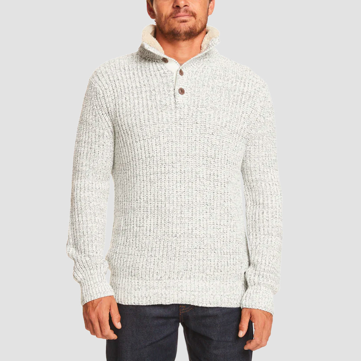 Quiksilver Boulevard Des Plages UPD Sweatshirt Light Grey Heather