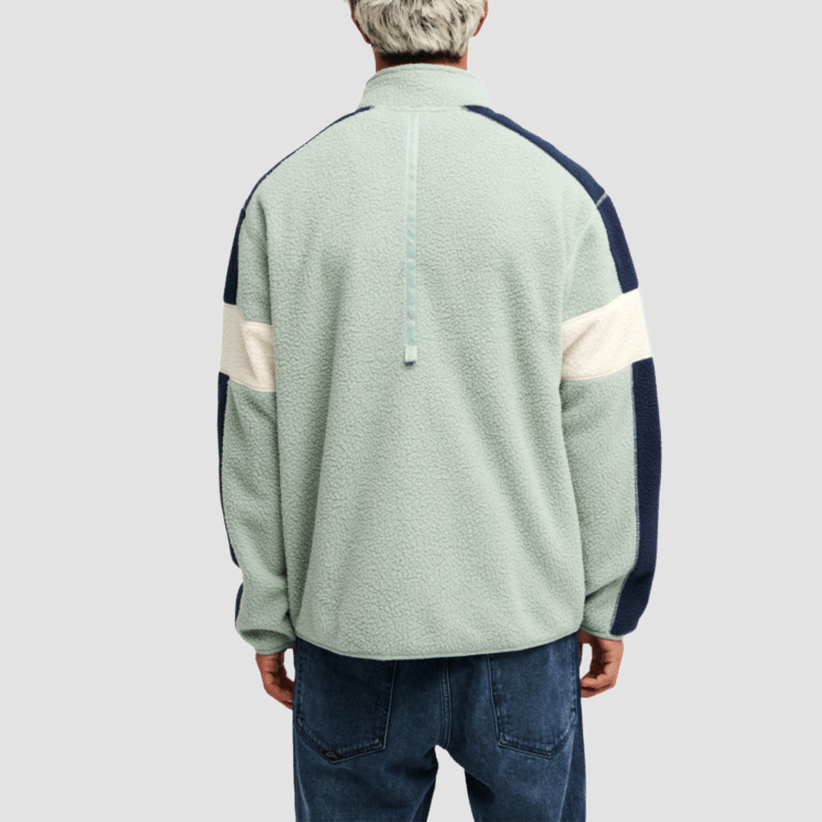 Quiksilver Clean Coast Block Fleece Jacket Iceberg Green