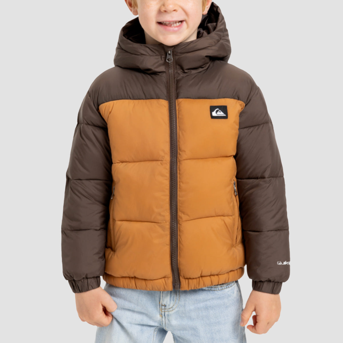 Quiksilver Cold Days Puffer Jacket Almond - Kids