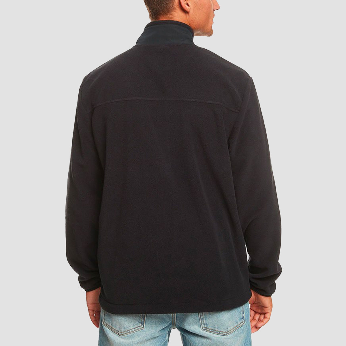 Quiksilver Collar Zip Fleece Black