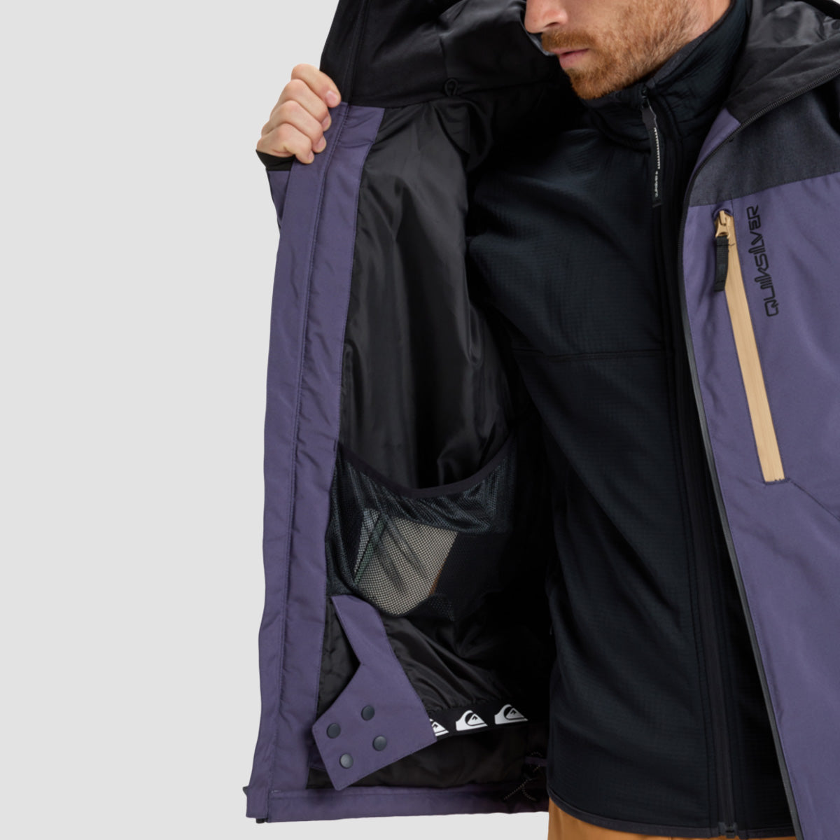 Quiksilver Dawson 10K Snow Jacket Graystone