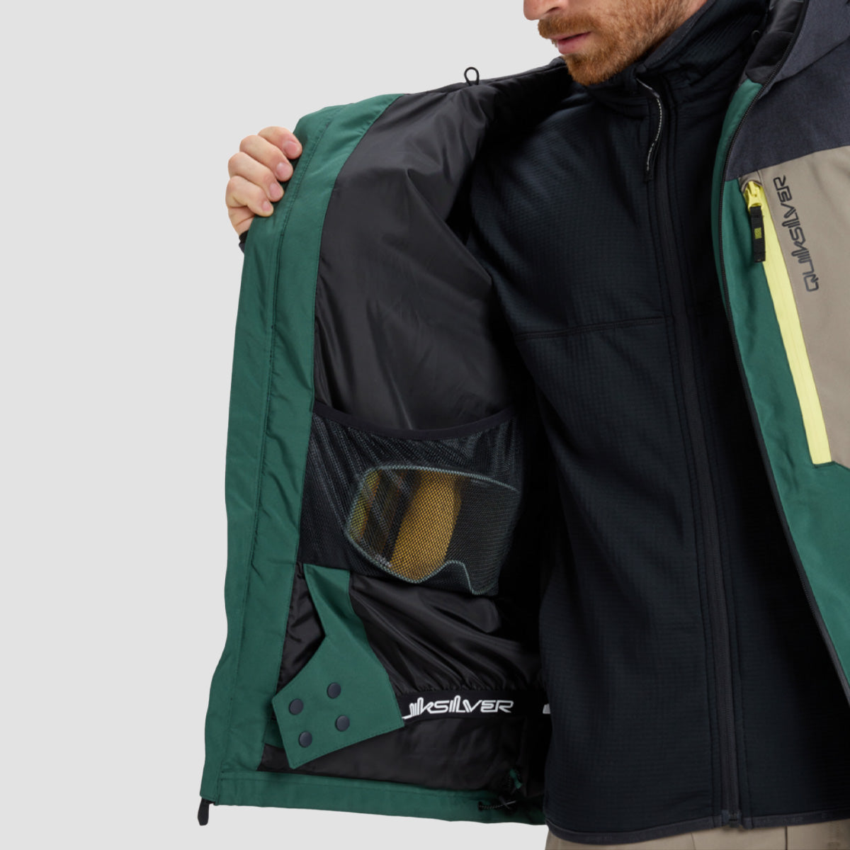 Quiksilver Dawson 10K Snow Jacket Trekking Green
