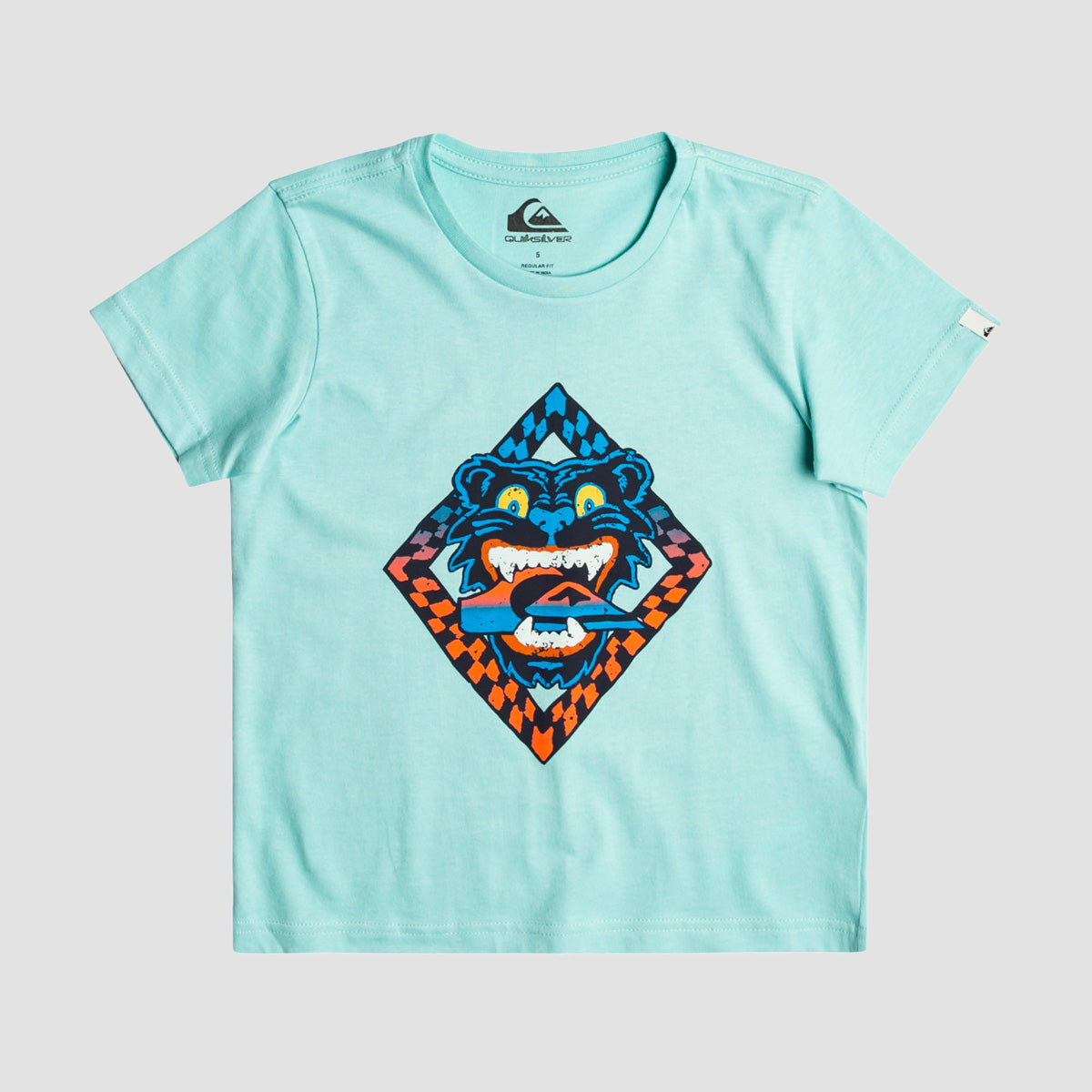 Quiksilver Dirty Paws T-Shirt 2 - 7 Years Pastel Turquoise - Kids