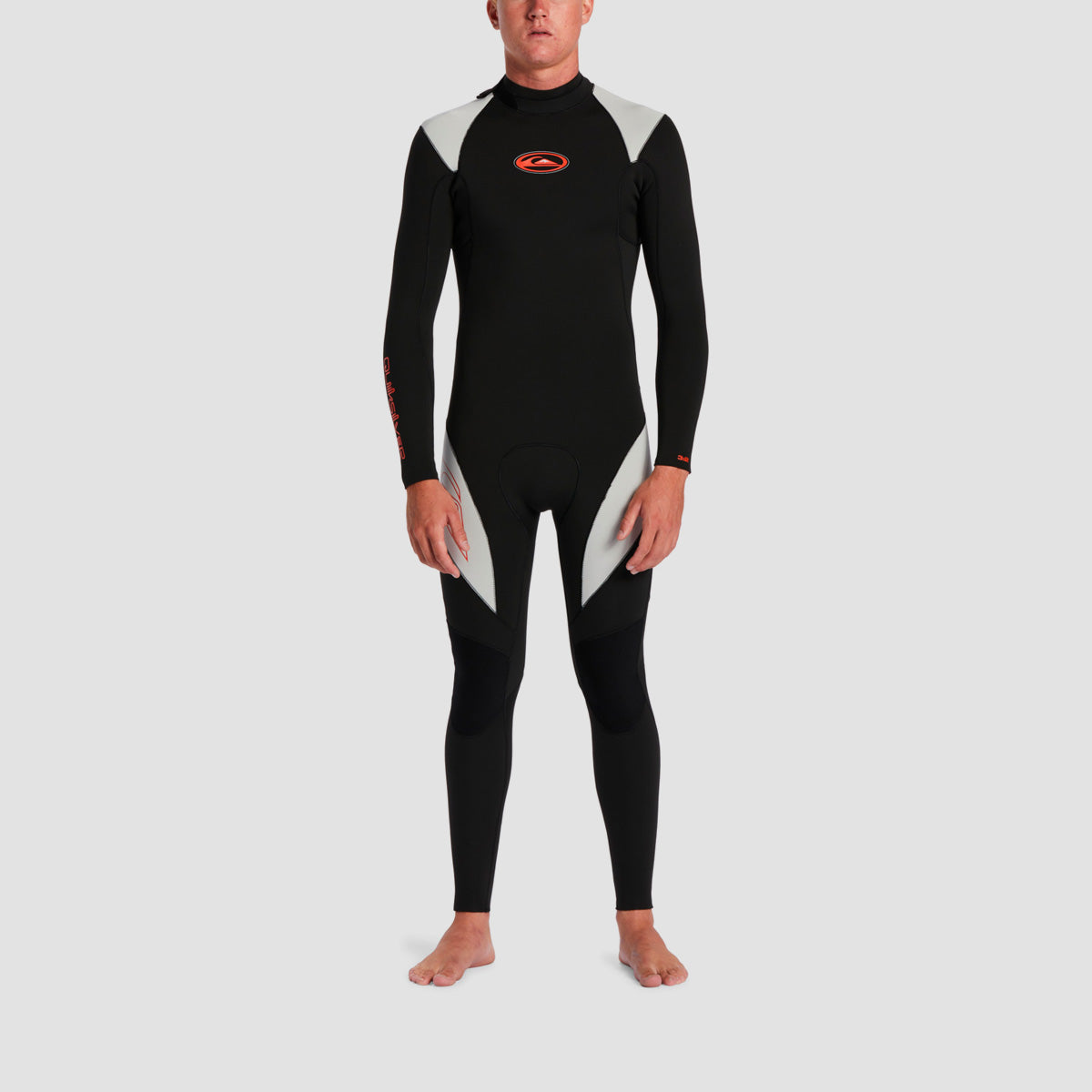 Quiksilver Everyday Saturn 4/3mm GBS Back Zip Wetsuit Black/Lunar Rock