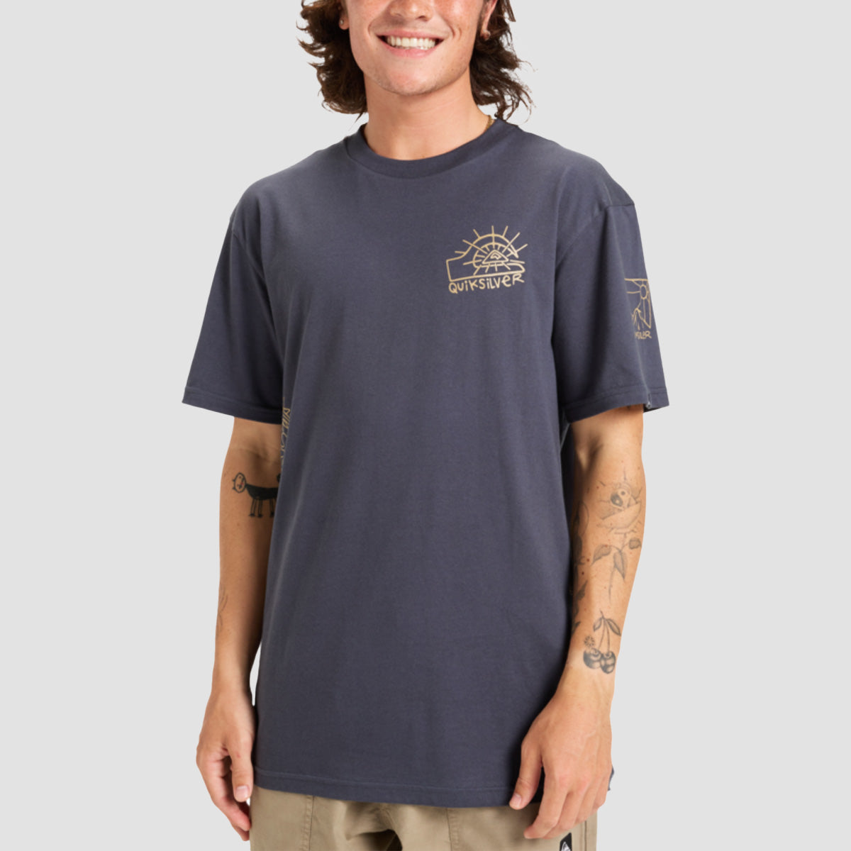 Quiksilver Evo Quik Ritual T-Shirt India Ink