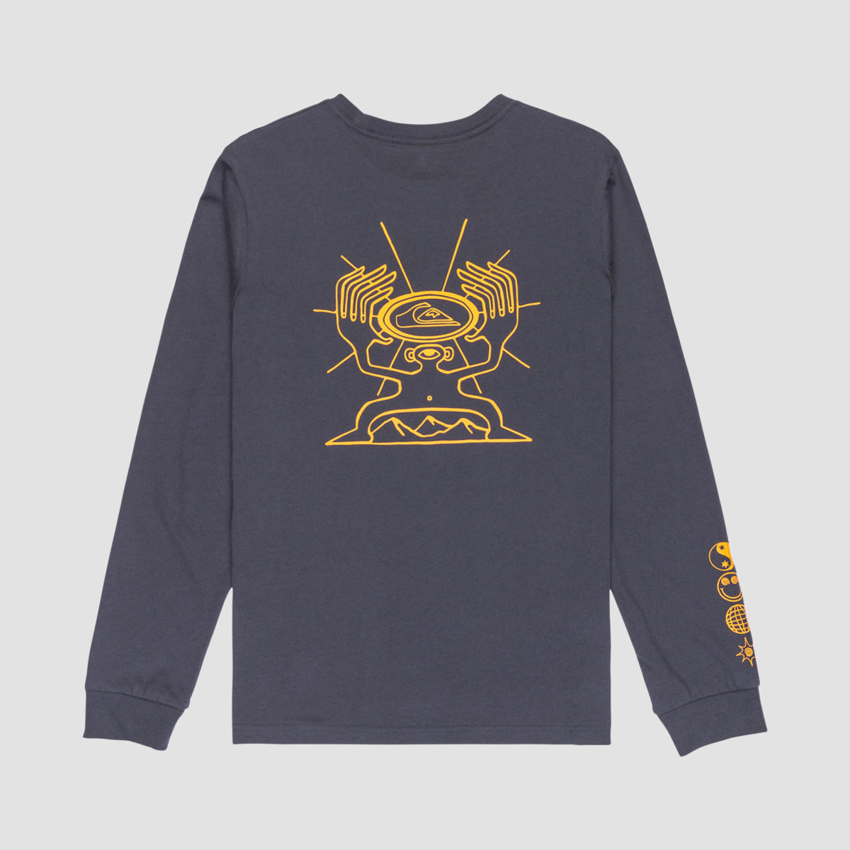 Quiksilver Evo Quik Rituals Longsleeve T-Shirt India Ink - Kids