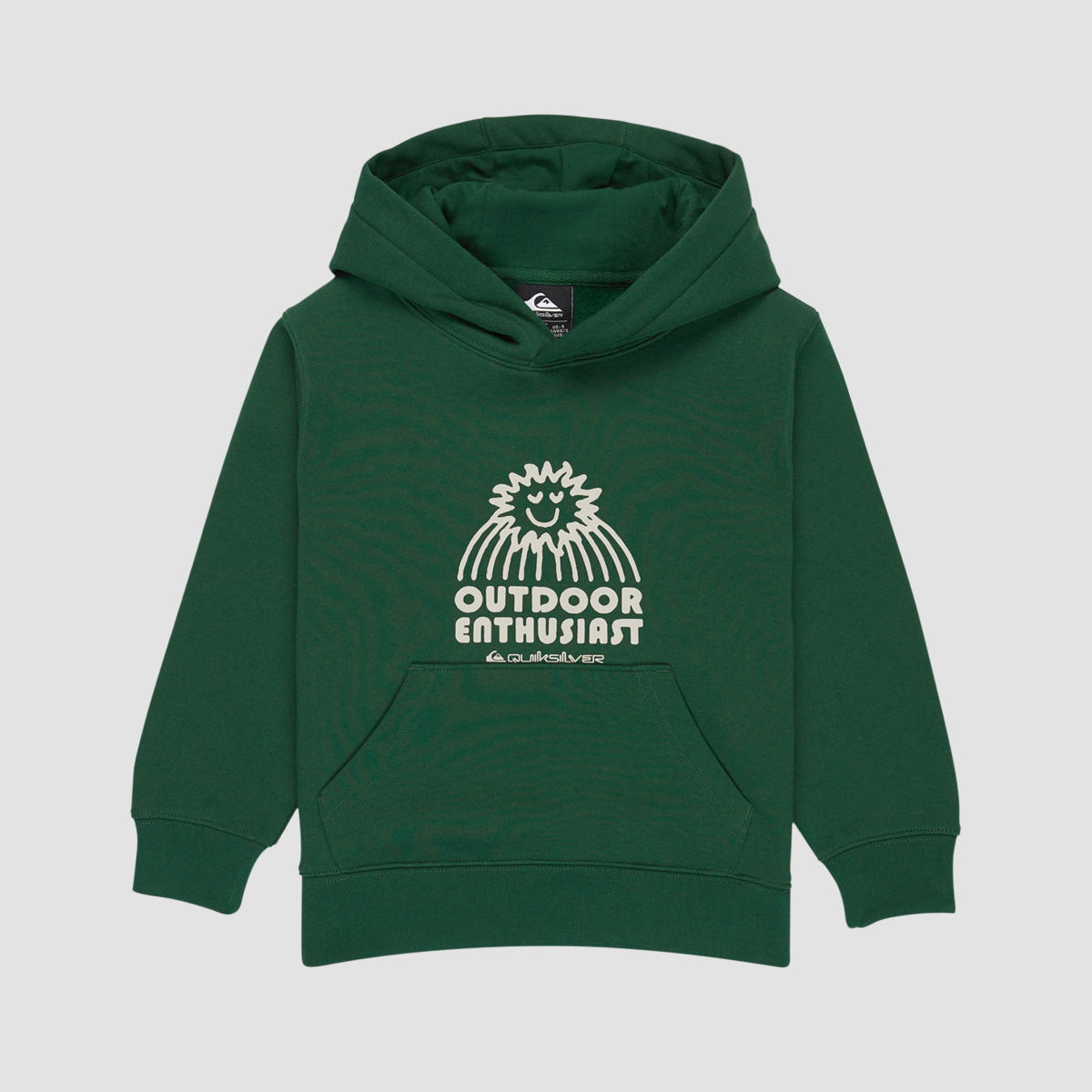 Quiksilver Graphics Pullover Hoodie Trekking Green - Kids