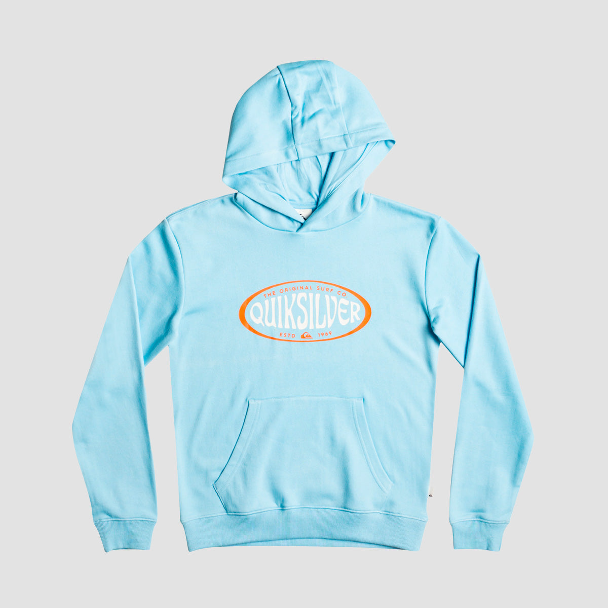 Quiksilver In Circles Pullover Hoodie Sky Blue - Kids