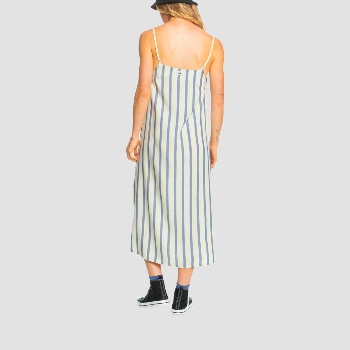 Quiksilver Long Summer Slip Dress Marlin Stripes Sunday - Womens