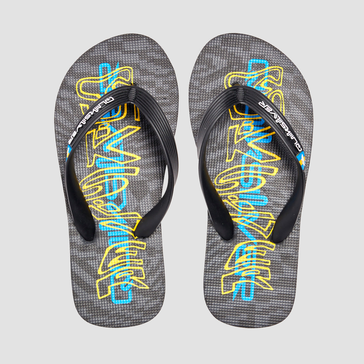 Quiksilver Molokai Art Flip-Flops Black Kids