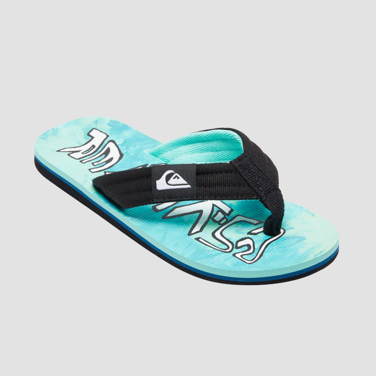 Quiksilver Molokai Layback Sandals Green/Blue/Yellow - Kids