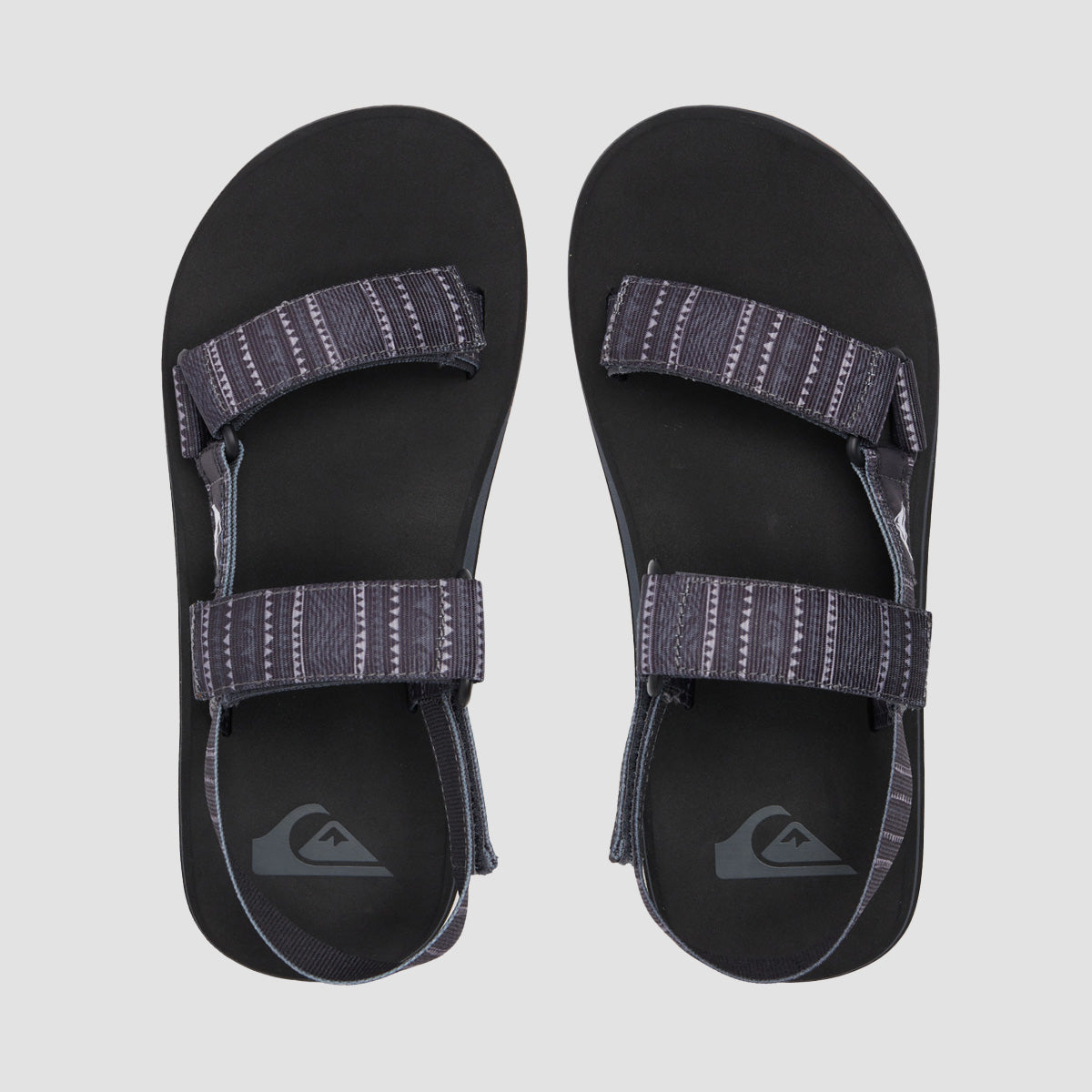 Quiksilver Monkey Caged II Sandals - Grey/Grey/Black