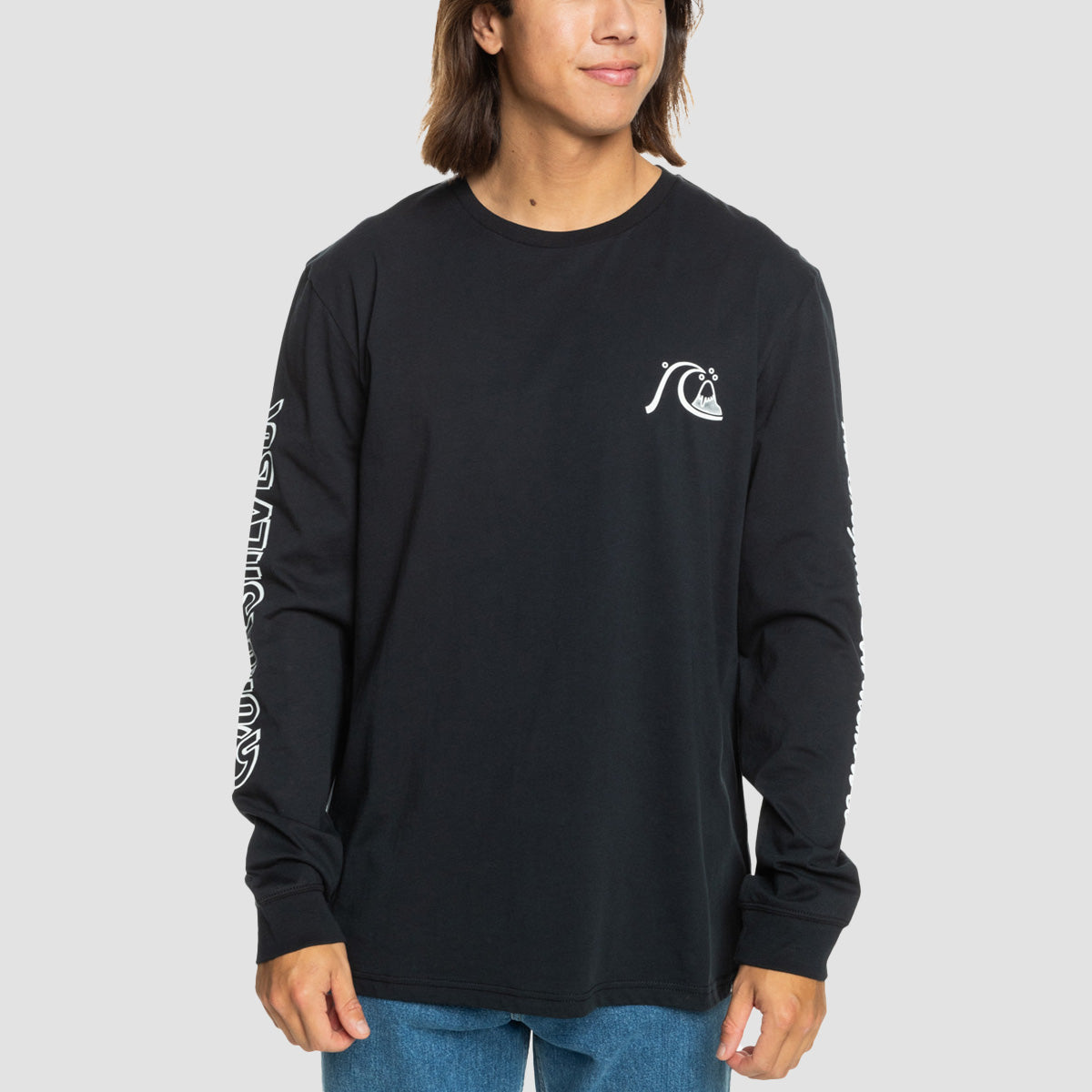 Quiksilver Original Co Longsleeve T-Shirt Black