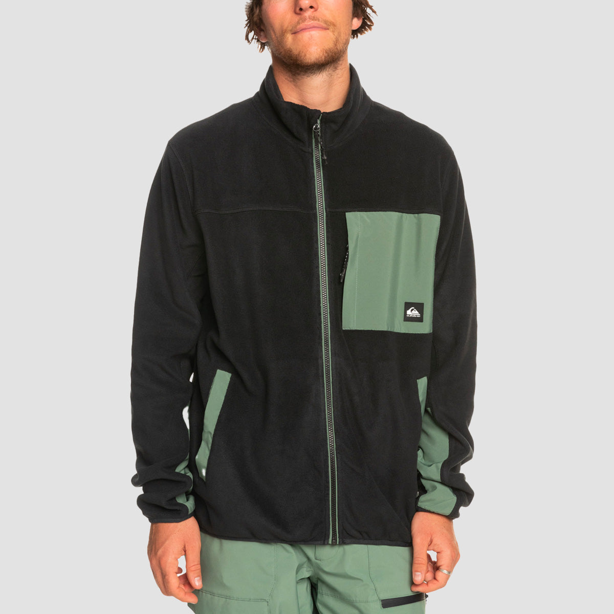 Quiksilver Peak Point Full Zip Fleece True Black