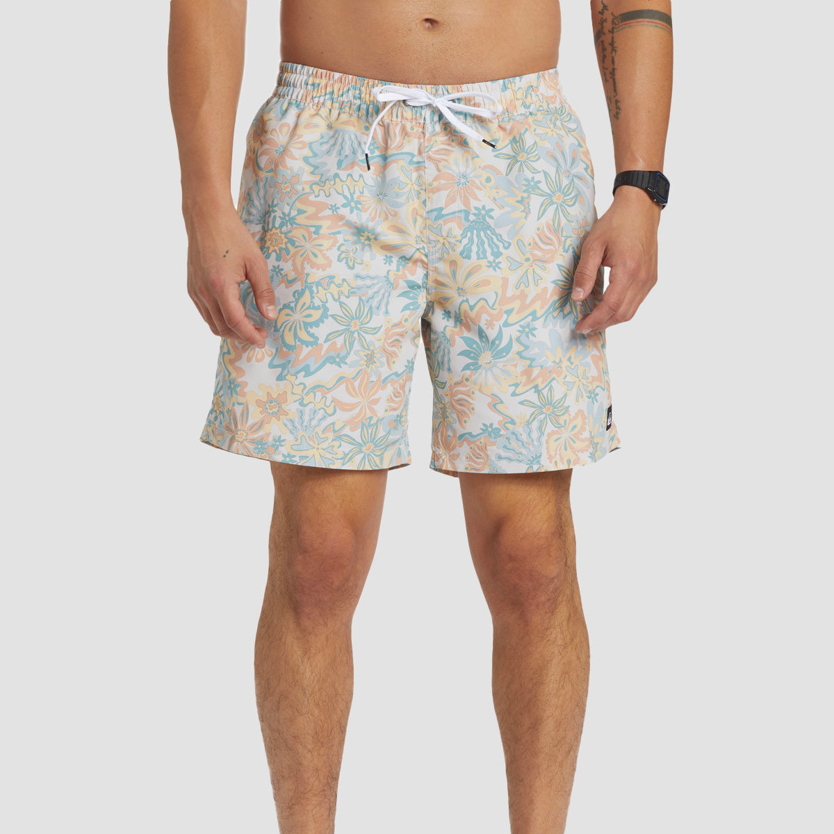 Quiksilver Re-Mix 17" Swim Shorts Birch