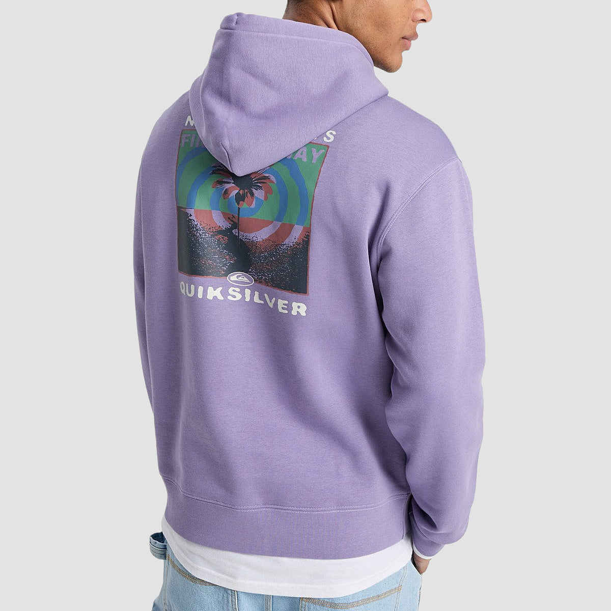 Quiksilver Salt Water Grap Pullover Hoodie Daybreak