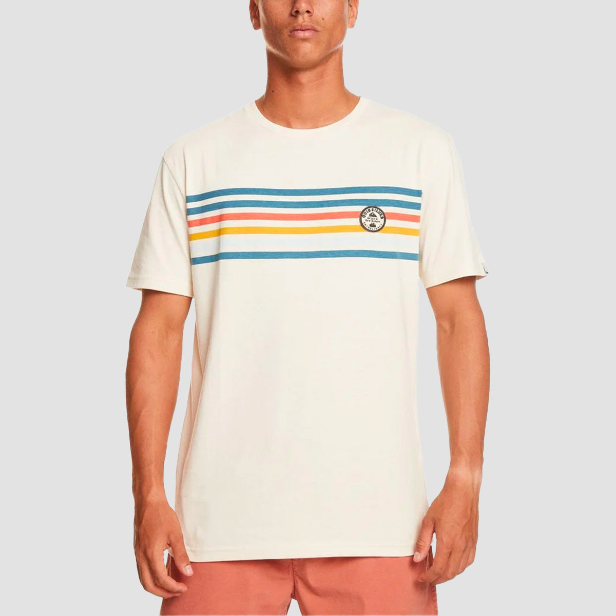 Quiksilver Striped T-Shirt Birch