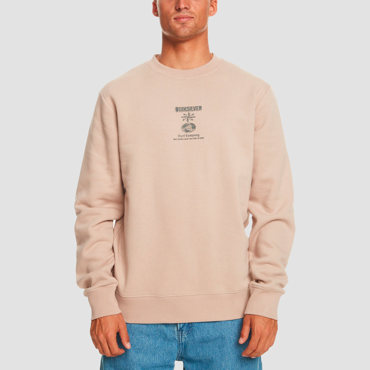 Quiksilver Surf The Earth Crew Sweat Goat