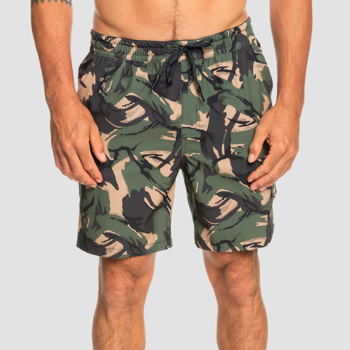Quiksilver Taxer Cargo 18" Amphibian Boardshorts Camo