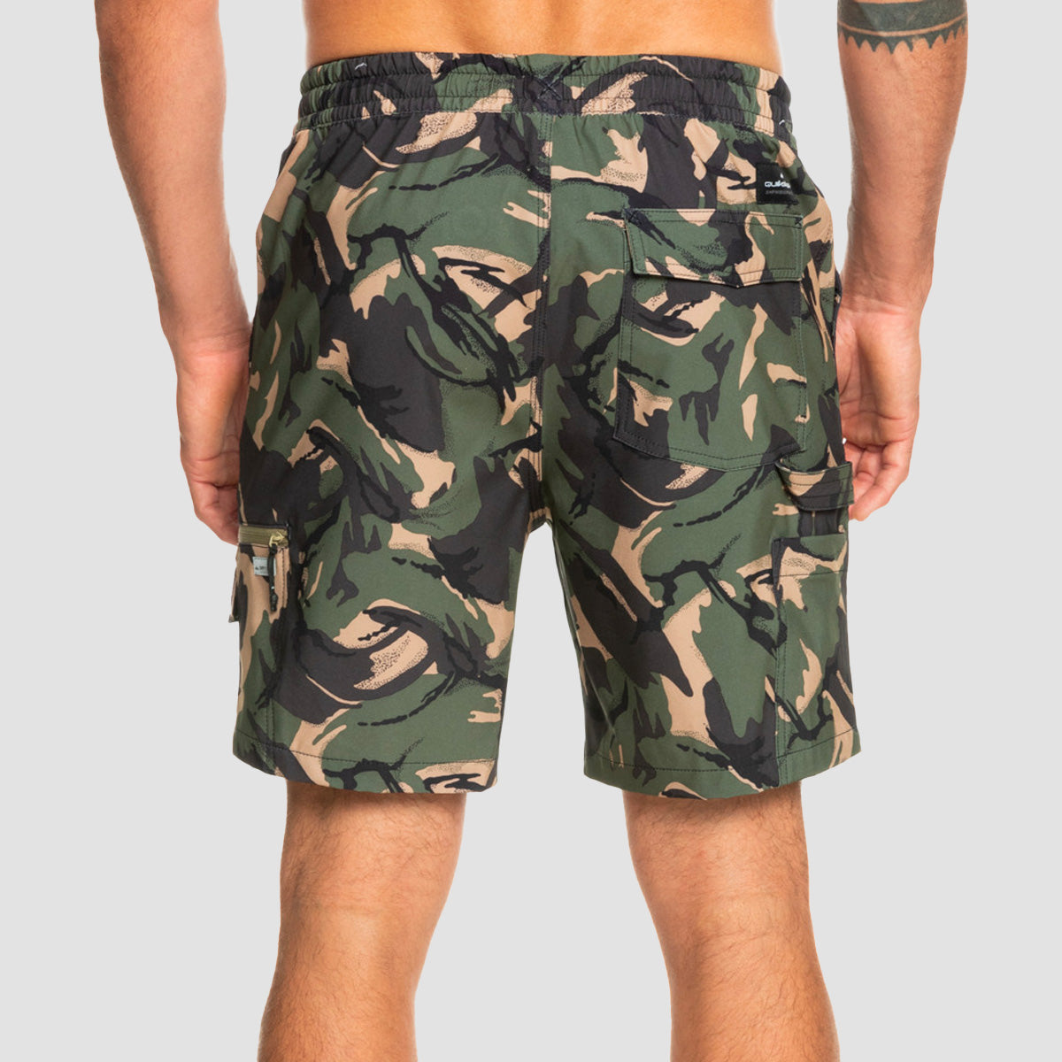 Quiksilver Taxer Cargo 18" Amphibian Boardshorts Camo