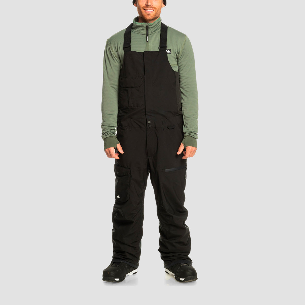 Quiksilver Utility 20K Snow Bib Pants True Black