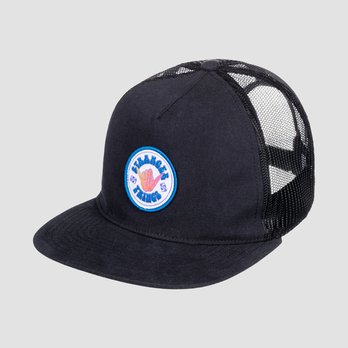Quiksilver x Stranger Things Lenora Hills Trucker Cap Black