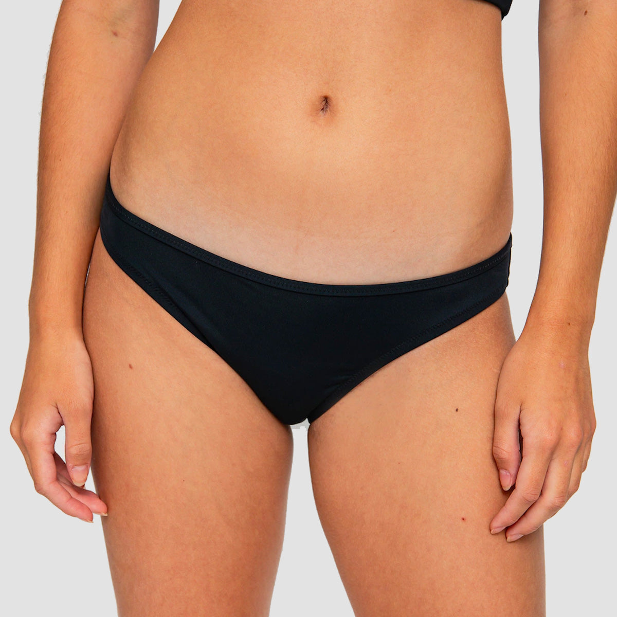 Quiksilver x Stranger Things Upside Down Bikini Bottoms Black - Womens