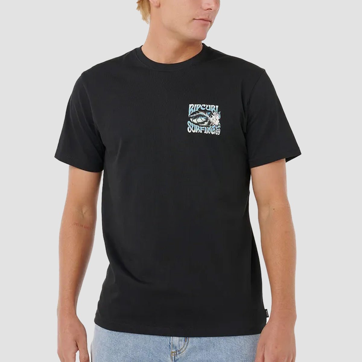 Rip Curl Hazed & Tubed T-Shirt Black