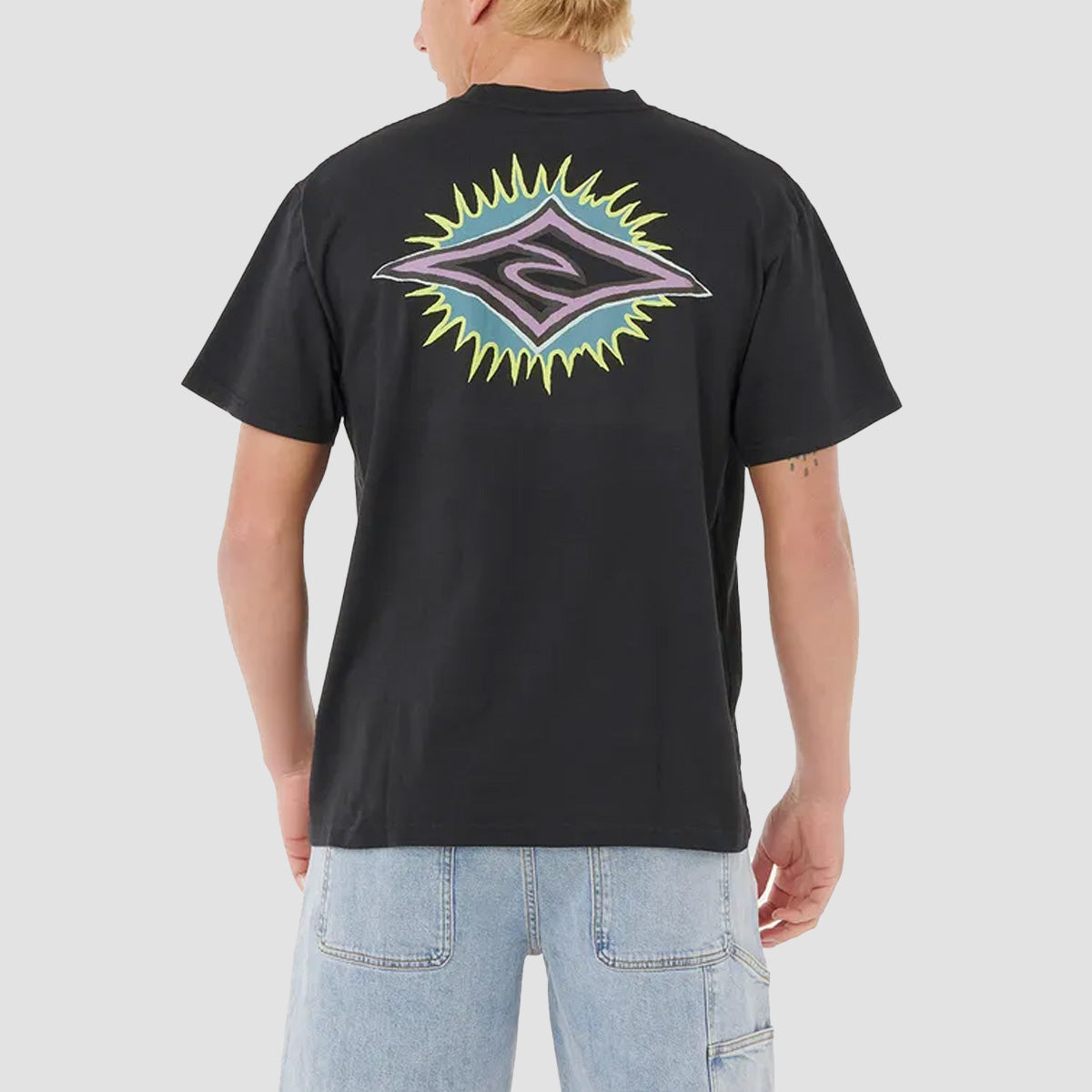 Rip Curl Raw Burst T-Shirt Black