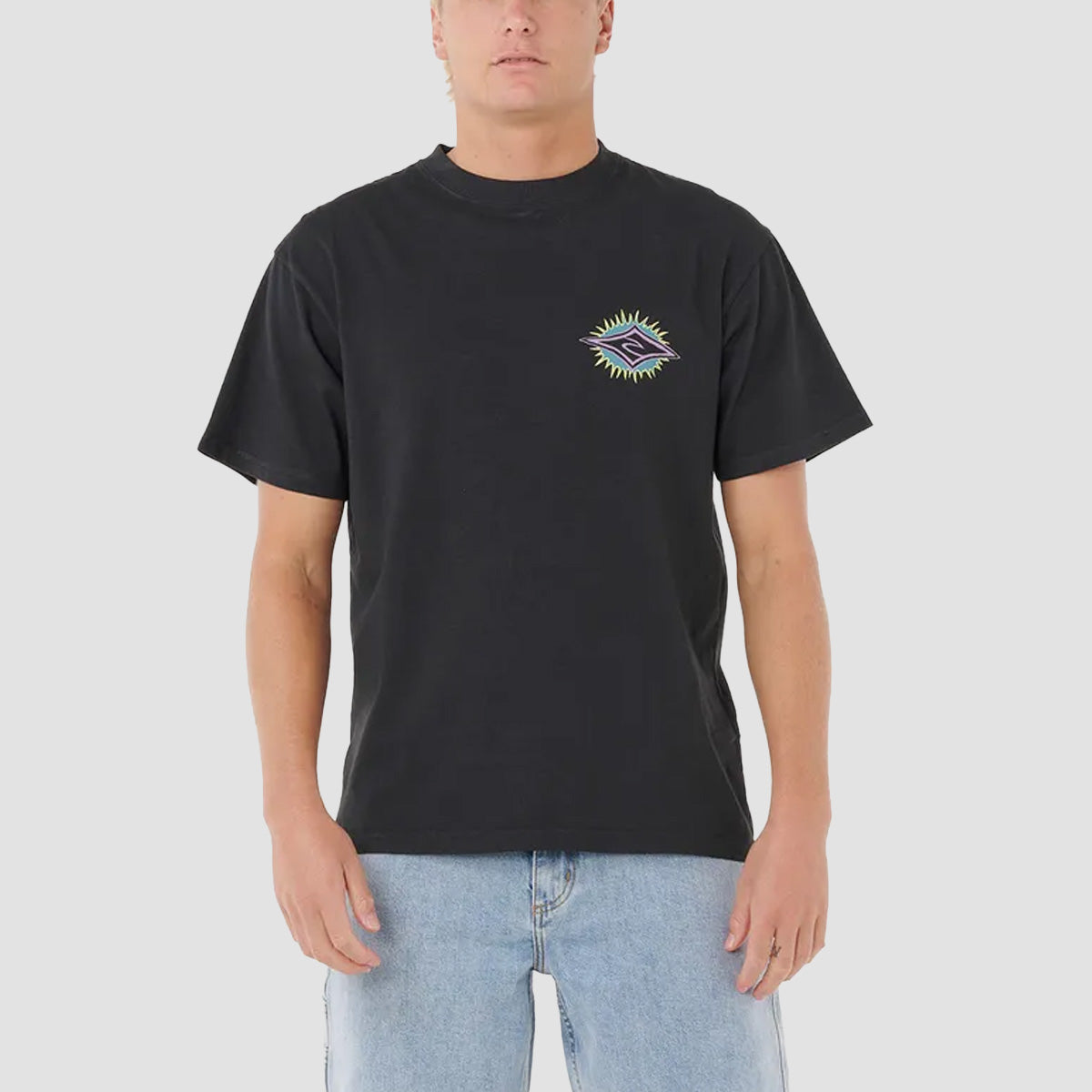 Rip Curl Raw Burst T-Shirt Black
