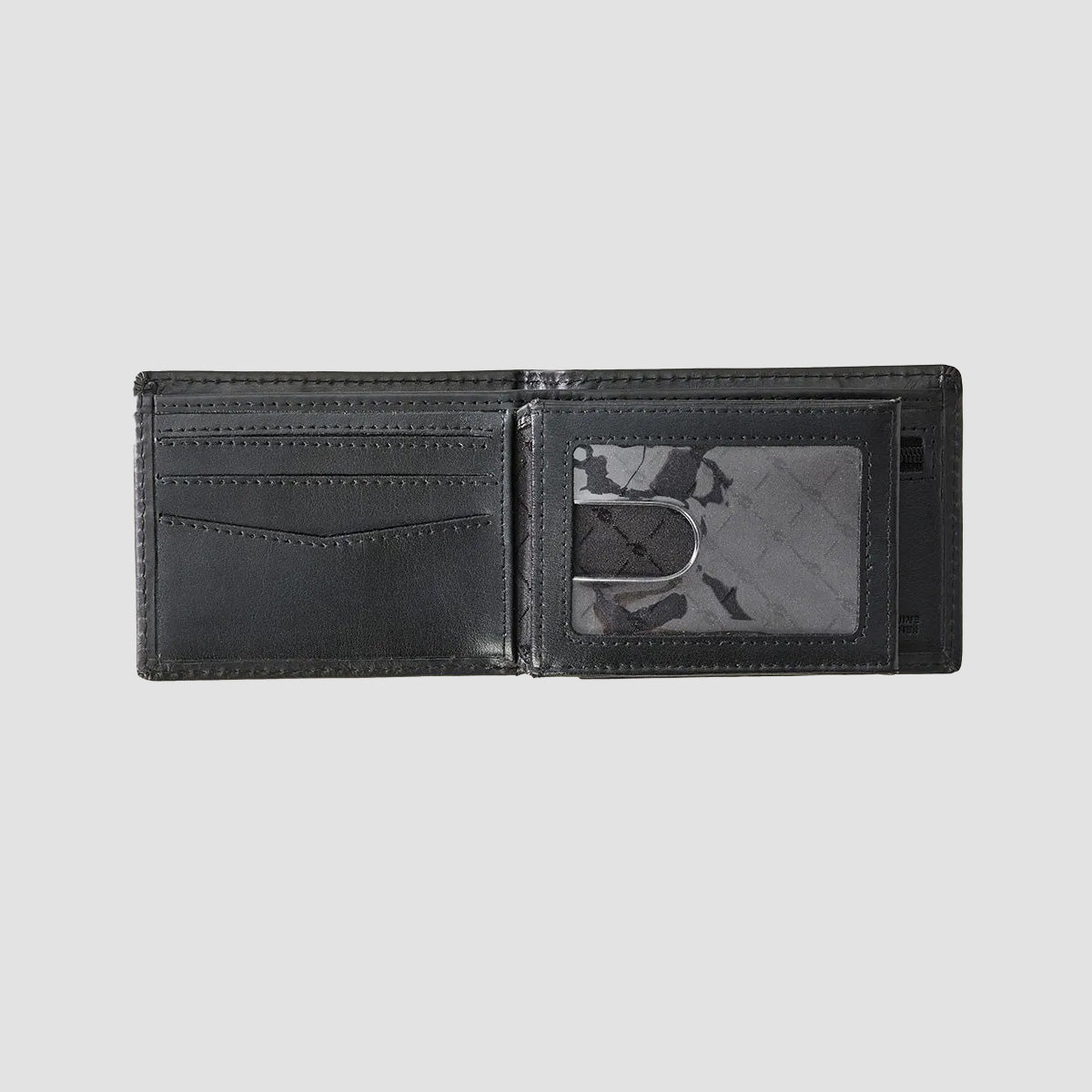 Rip Curl Raw Energy RFID Slim Leather Wallet Black